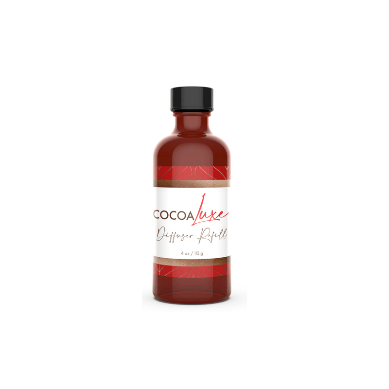 CocoaLuxe 4 oz diffuser refill bottle.